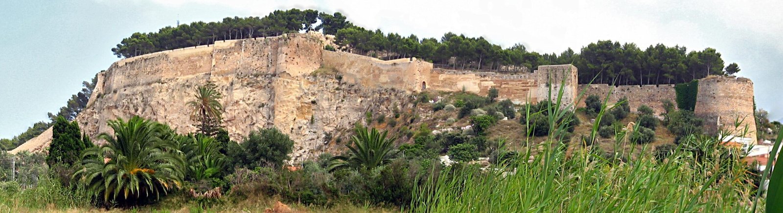 Panoramic view from Dénia castle