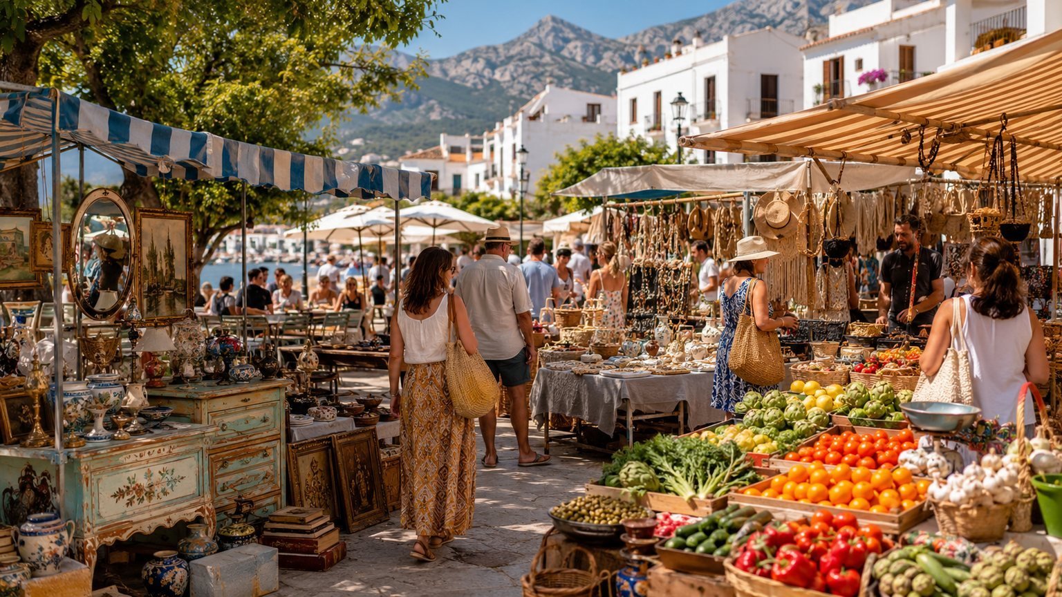 Market near Dénia in the Marina Alta