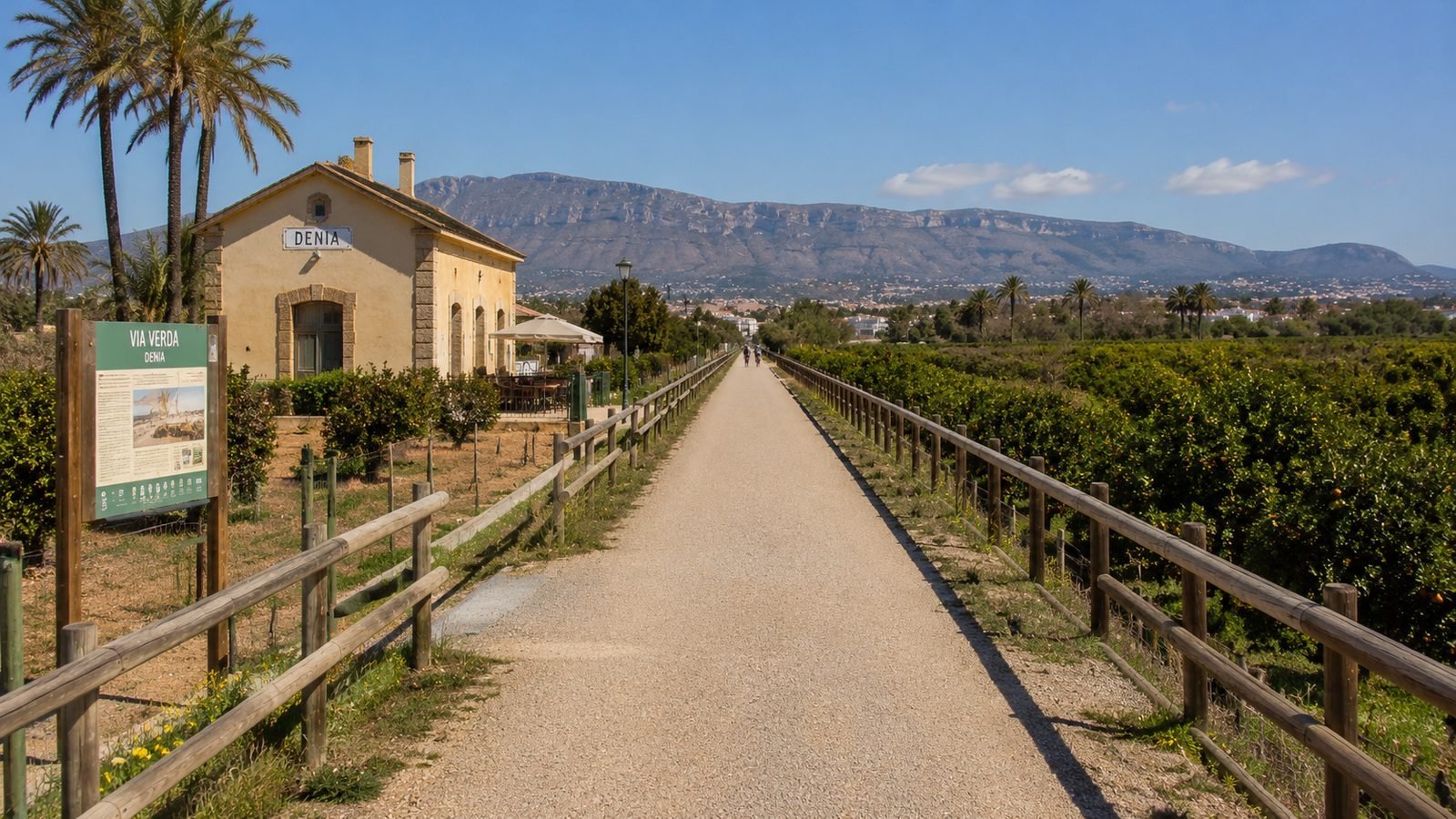 Railway reminders along La Vía Verde de Dénia